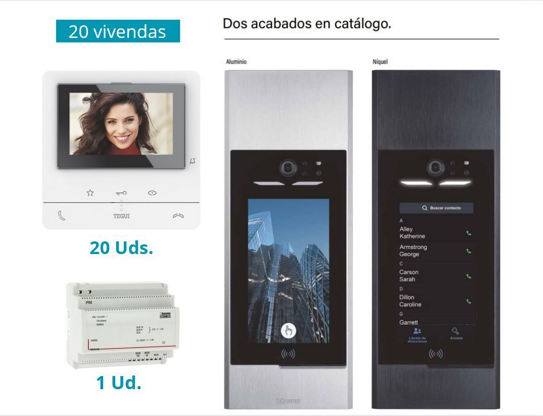 Presupuesto Video Portero 30 viviendas 2 hilos Linea 5000