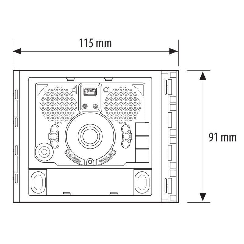 Cámara Audio Vídeo de Gran Angular Bticino 351300